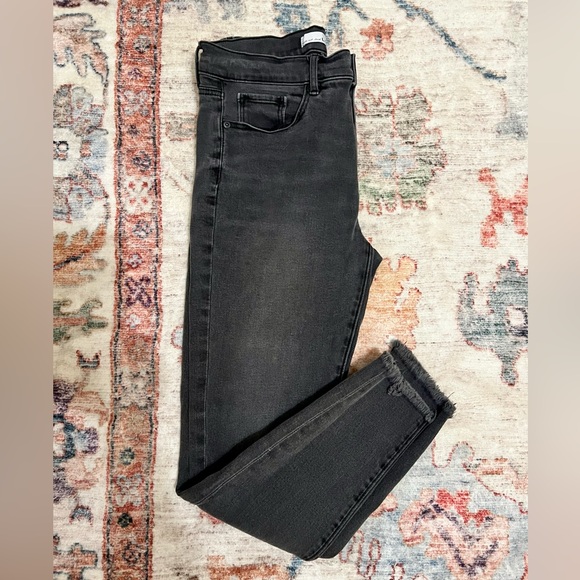 Ann Taylor Loft Skinny Frayed Jeans - Picture 4 of 6